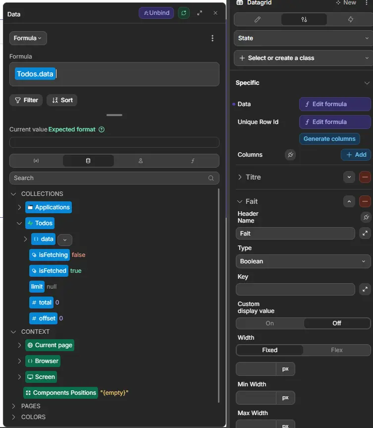 Supabase, comment configurer une clé étrangère depuis l'interface